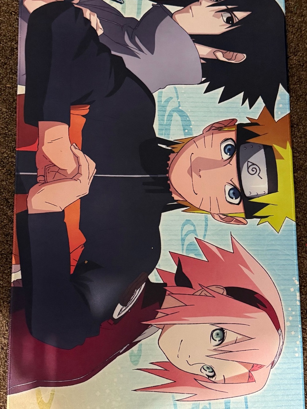 Naruto Anime team 7 mouse pad extra large